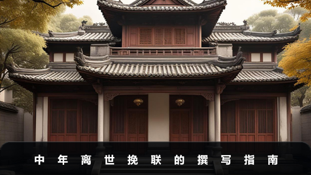 中年离世挽联怎么写