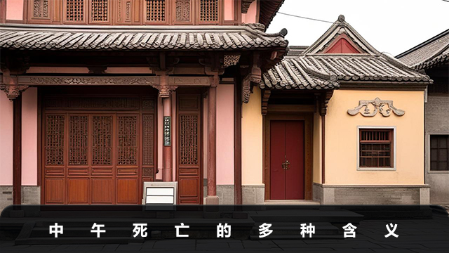 中午死亡意味着什么意思