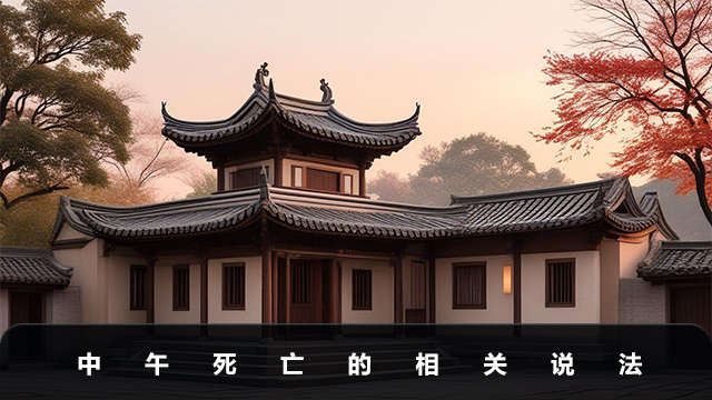 中午死亡有什么说法