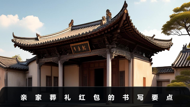 亲家葬礼红包怎么写