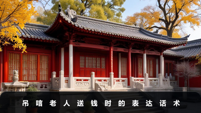 吊唁老人送钱应说什么