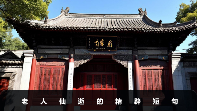 老人仙逝了哀悼的句子有哪些