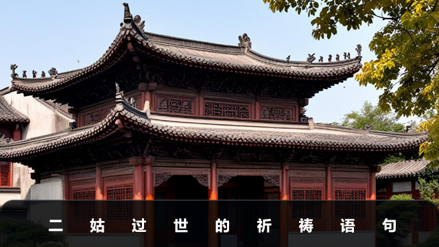 二姑过世的祈祷语怎么写？二姑过世的祈祷语句