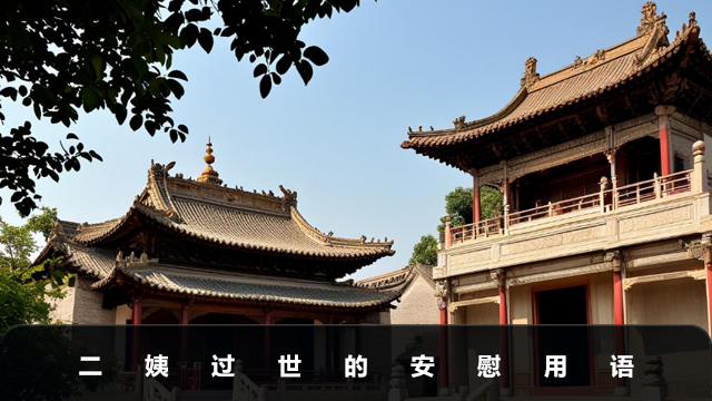 二姨过世了给妹妹怎么安慰？二姨过世的安慰用语