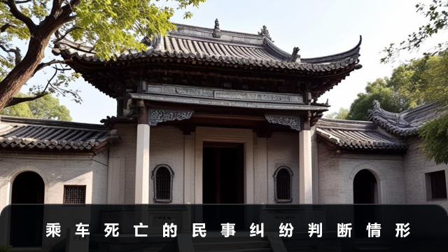 乘车死亡属于民事纠纷吗