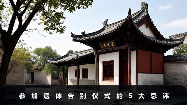 参加遗体告别仪式忌讳哪些