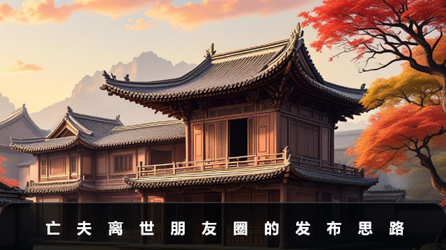 亡夫离世如何发朋友圈