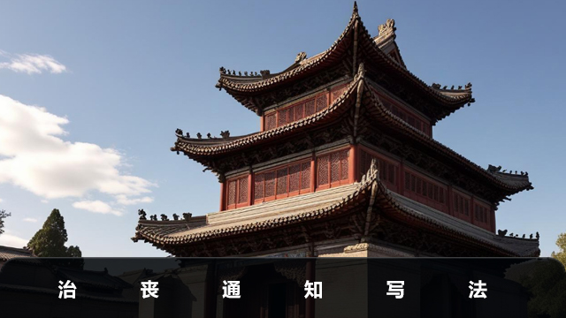 治丧通知怎么写