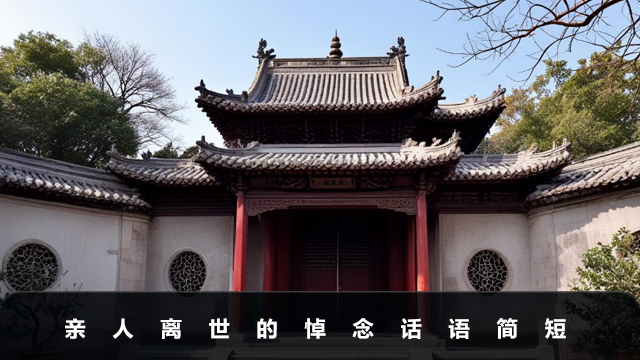 亲人离世的悼念话语大全_亲人离世的悼念话语简短