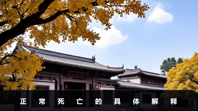 正常死亡是指什么